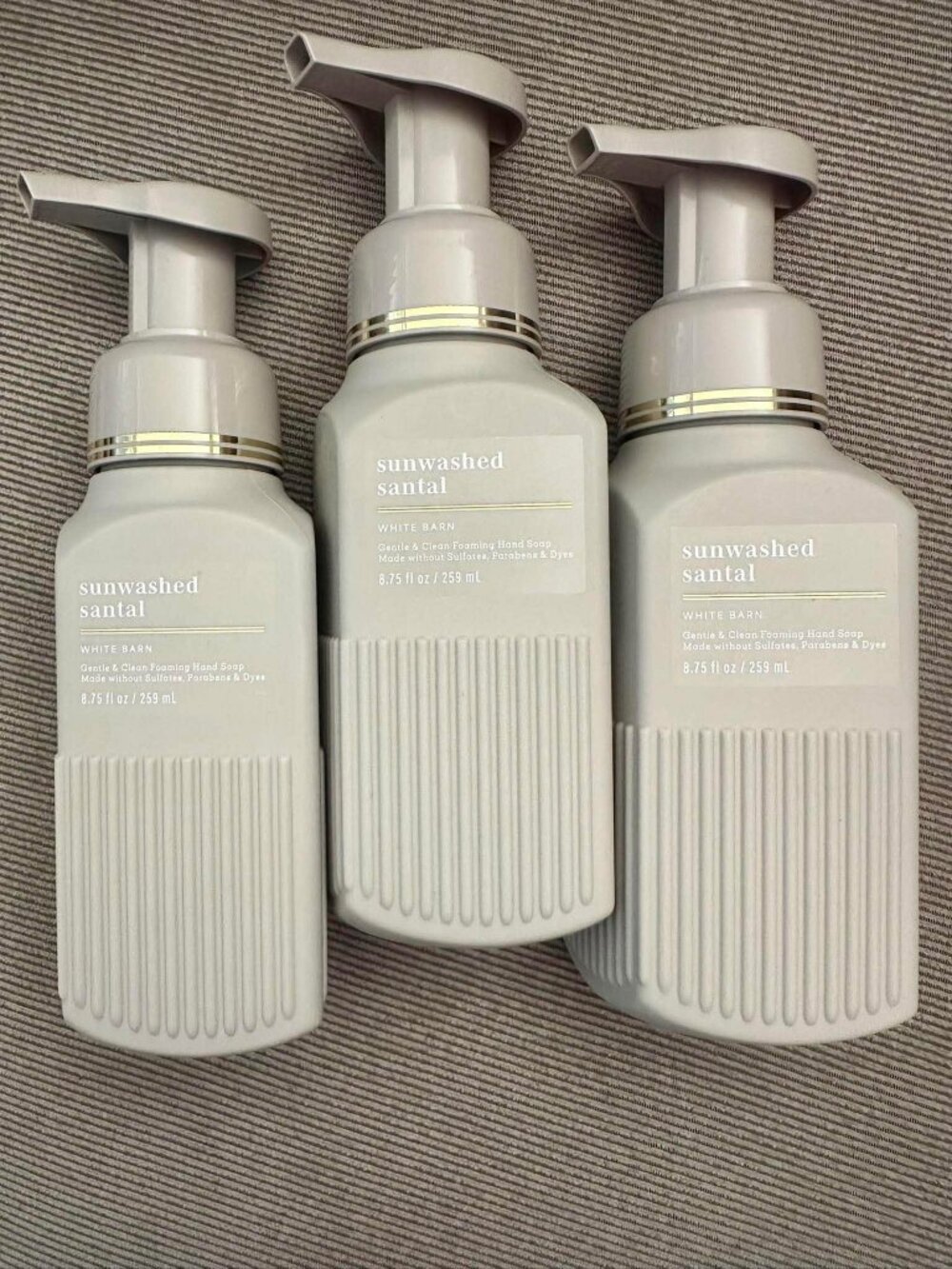 Bath & Body Works Sunwashed Santal Foaming Hand Soap Lot of 3 *NEW* - Picture 1 of 1